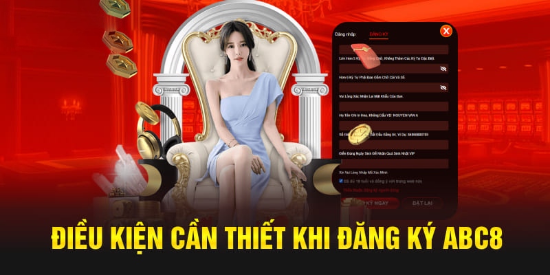 Người dùng phải đáp ứng tất cả những điều kiện trên nếu muốn tạo tài khoản